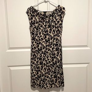 Ann Taylor Leopard Print Dress